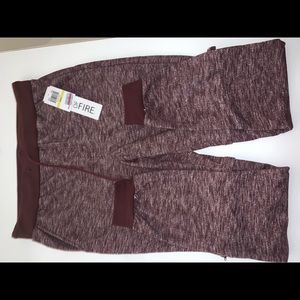 Red maroon sweatpants